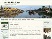 Tablet Screenshot of hoianbiketours.com